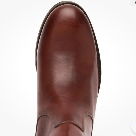 Frye Shoes - FRYE Melissa Button Zip Short Size 5.5 Cognac (Brown)